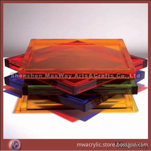 Small Colorful High-quality Acrylic Tray